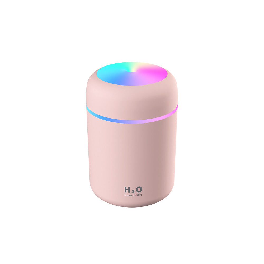 Beige Mini USB Car Diffuser on a white surface