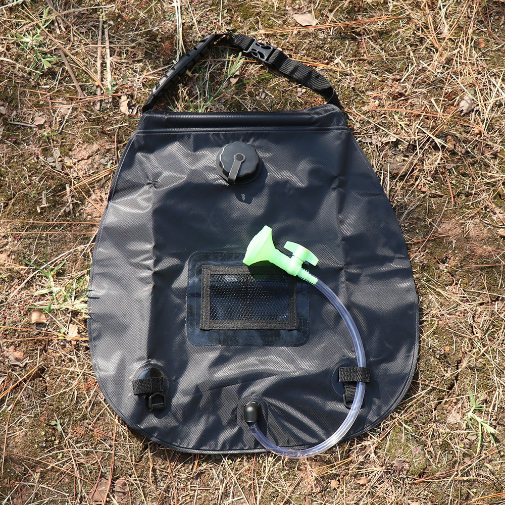 Black Outdoor Bath