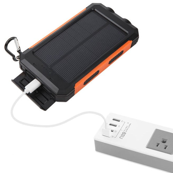 Charging Portable Solar Panel Power Bank.