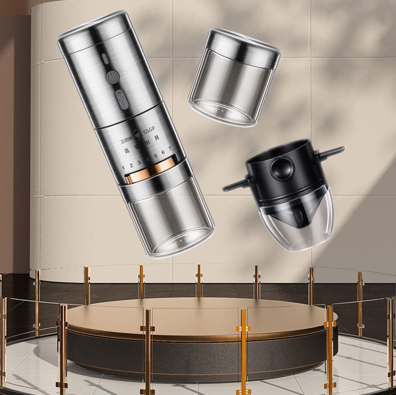 Components of the USB Rechargeable Portable Coffee Maker