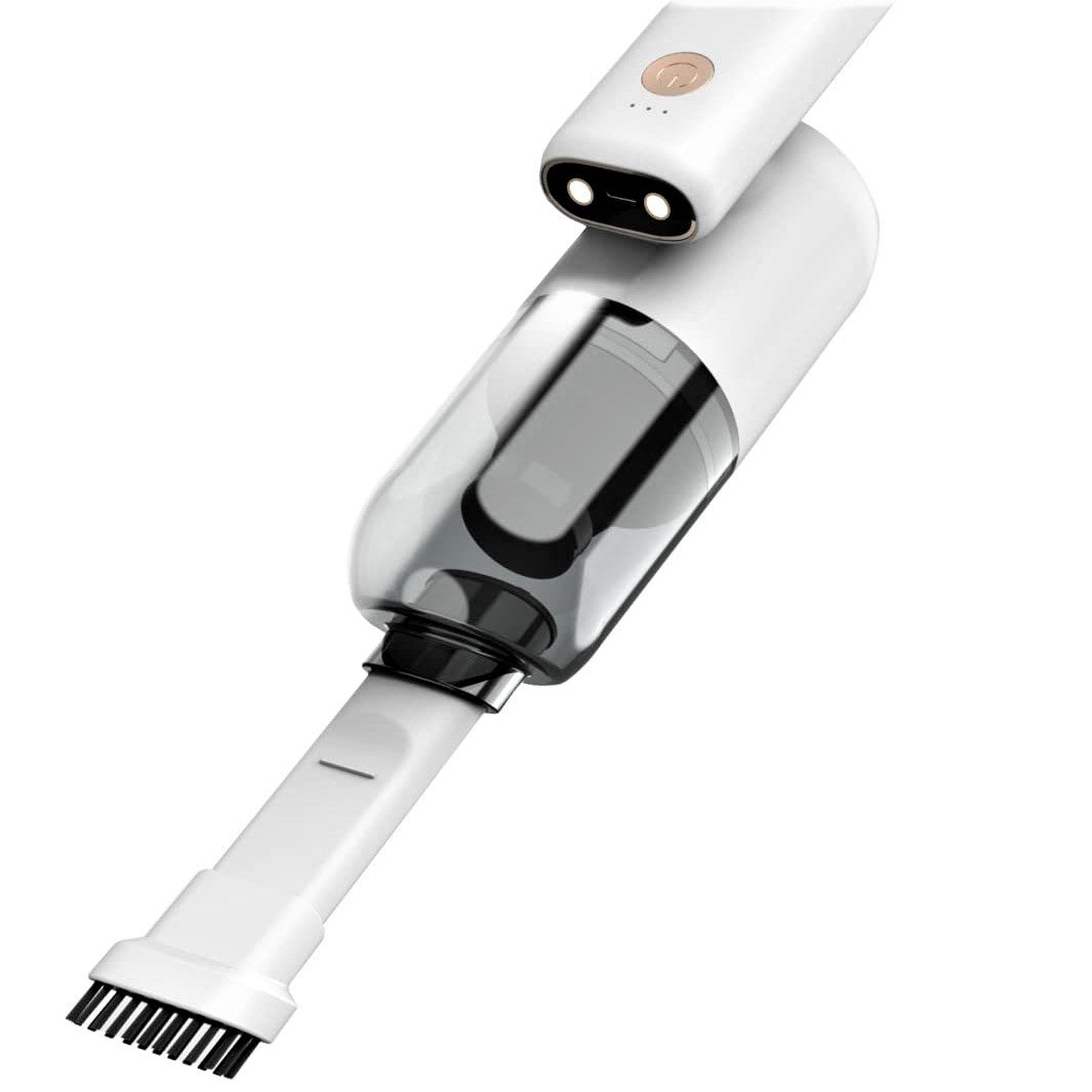 White Portable Mini Vacuum Cleaner