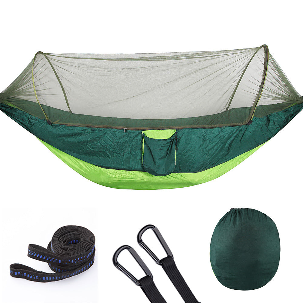 Quick-Opening Mosquito Net Hammock