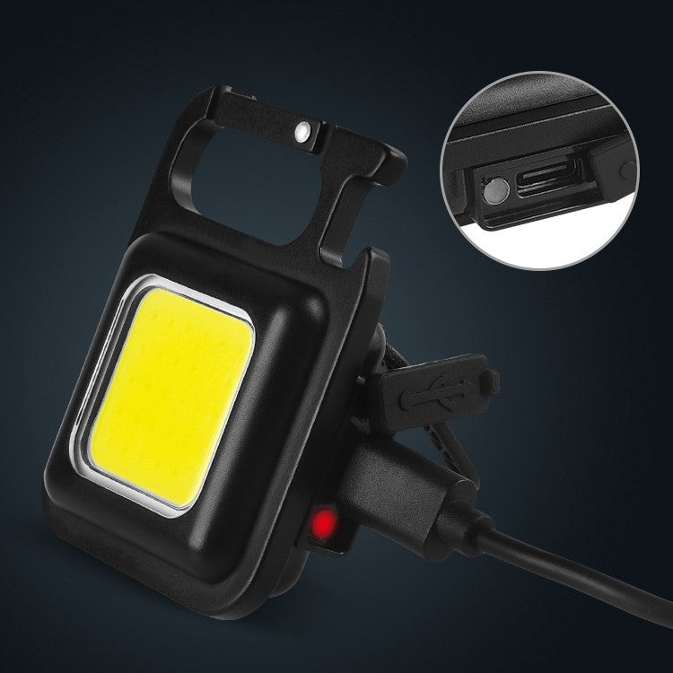 Yellow surface of the Portable Multi-Purpose Mini LED Flashlight