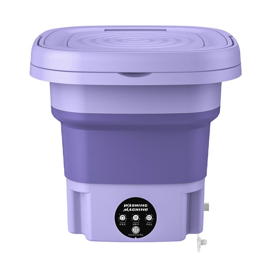 Purple Portable Mini Folding Washing Machine